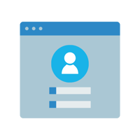 login screen icon dark